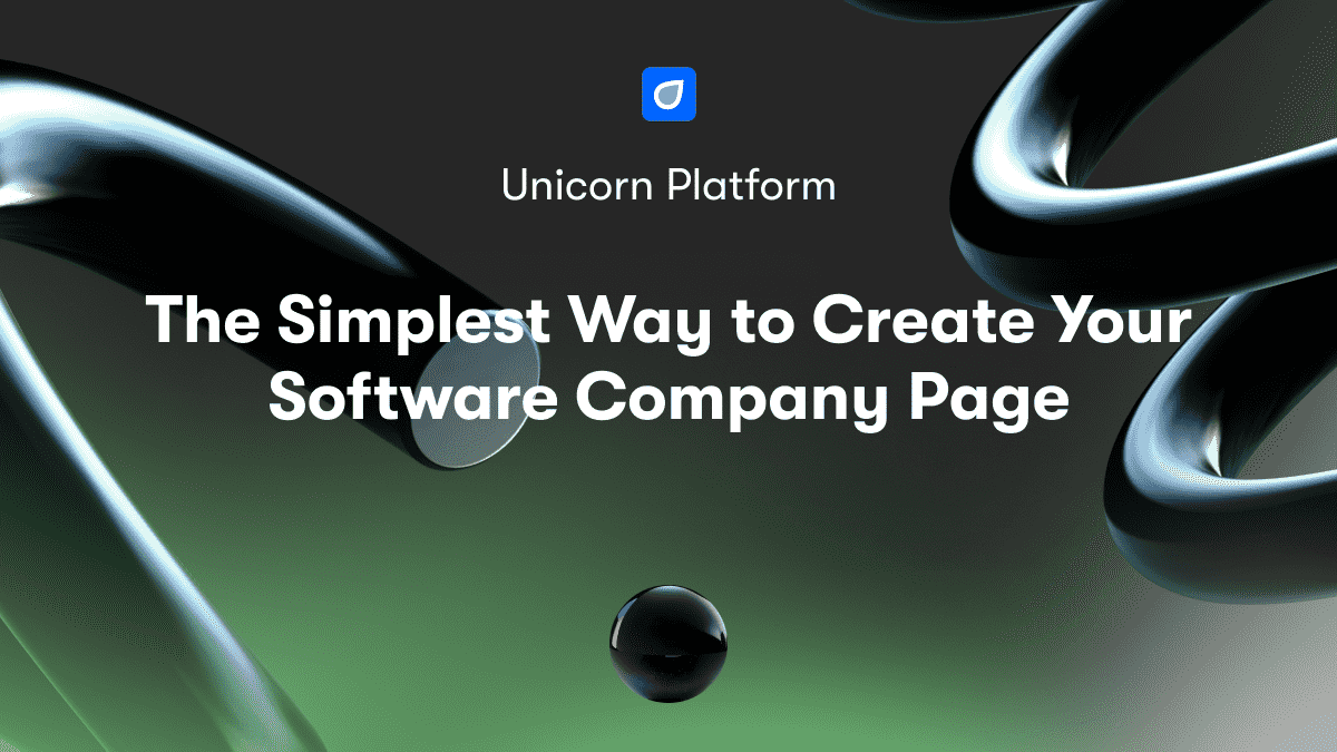 The Simplest Way to Create Your Software Company Page