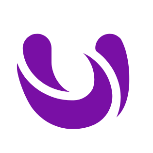 Only logo purple