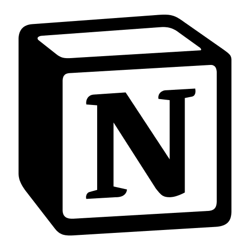Notion logo no background