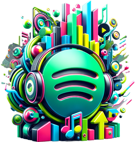 Dall·e 2024 01 06 16.18.53   create a bold, 3d logo for a spotify campaigns service, aimed at a 25 year old demographic, strictly without any letters or numbers. focus on visually fotor bg remover 20240106161917