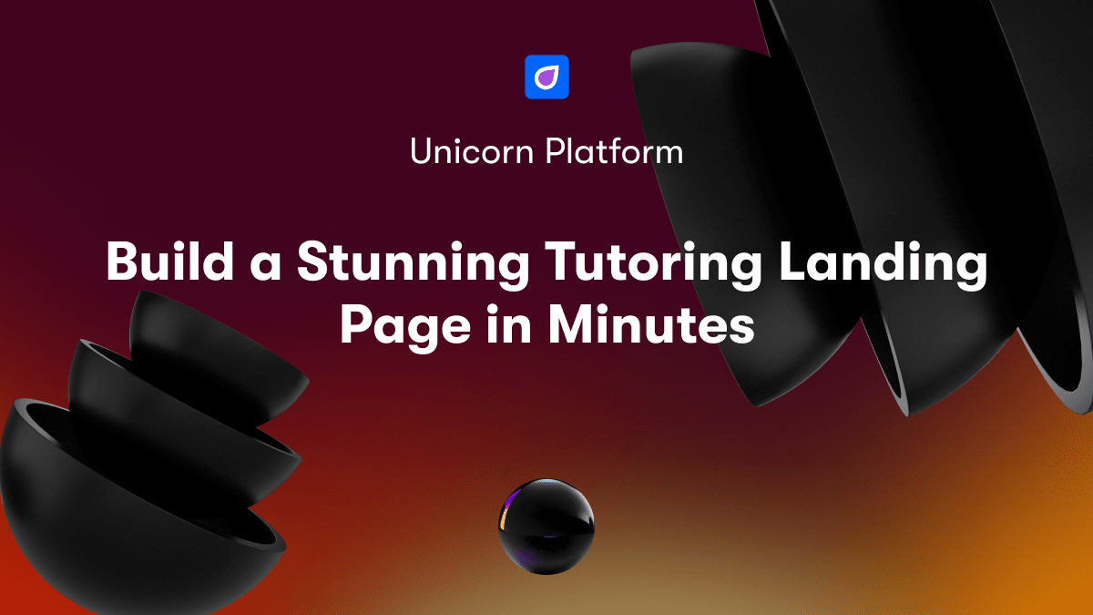 Build a Stunning Tutoring Landing Page in Minutes