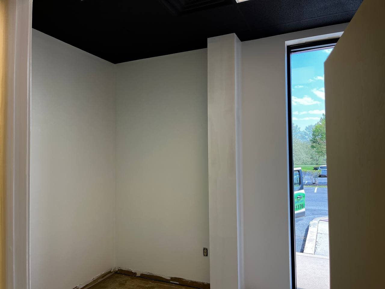 downtown lancaster office painted using simply white by benjamin moore