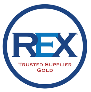Rex trusted supplier gold logo