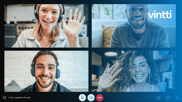 Team members welcome new remote colleagues