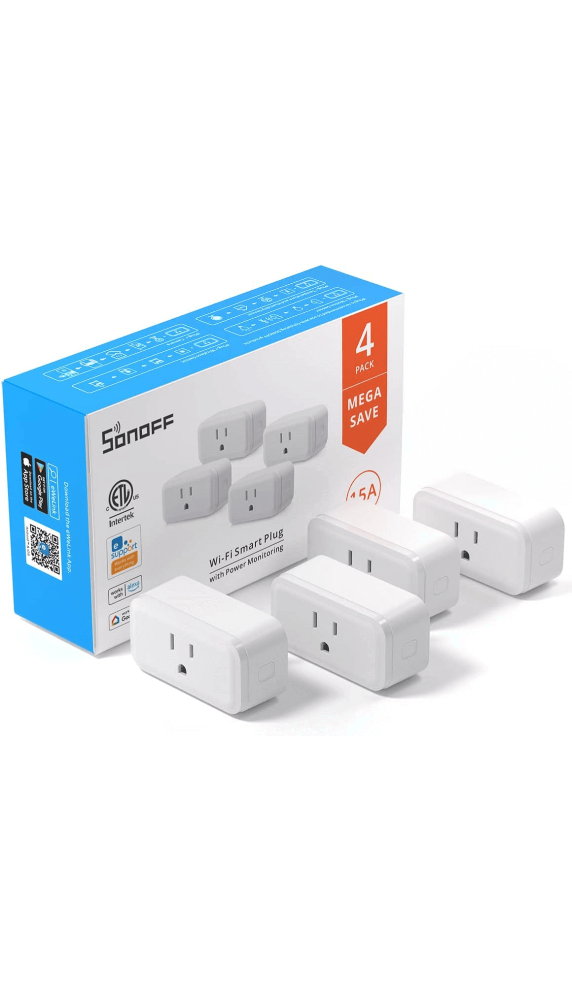 Sonoff s40 wifi smart plug with energy monitoring
