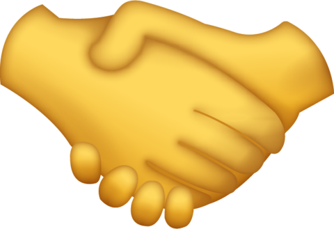 Handshake emoji icon ios10 large
