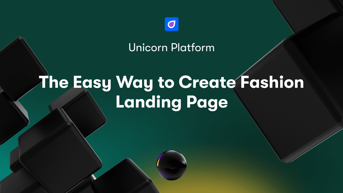 The Easy Way to Create Fashion Landing Page