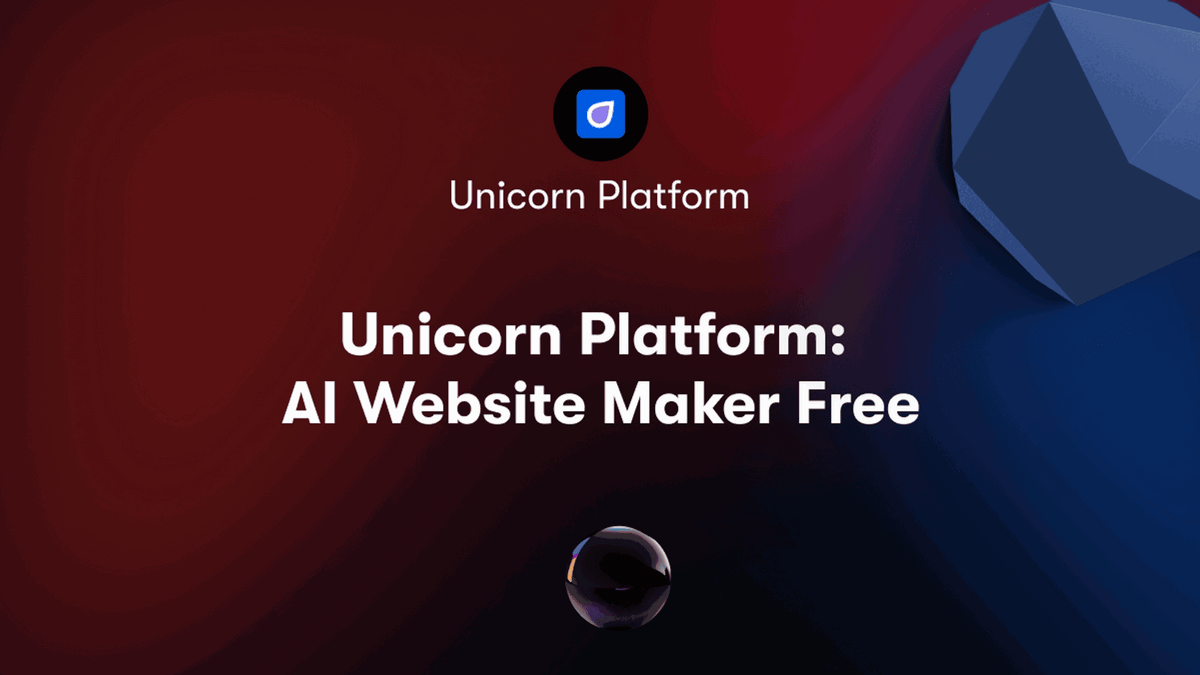 Unicorn Platform: AI Website Maker Free