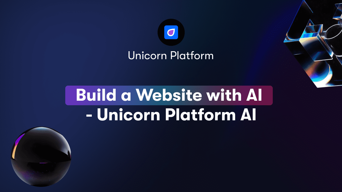 Build a Website with AI - Unicorn Platform AI