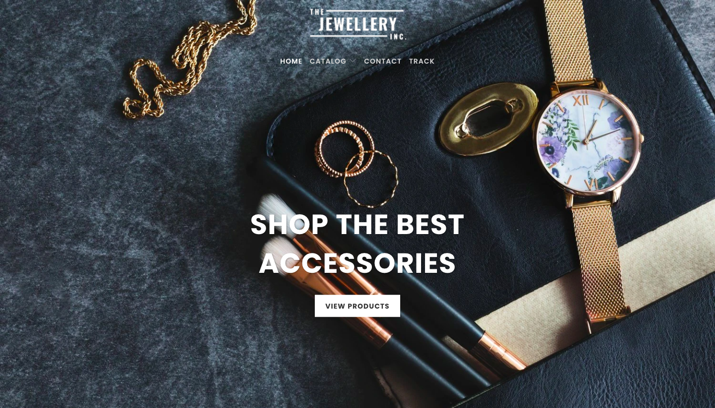 Jewellery Niche Pre-Built Store Home Page