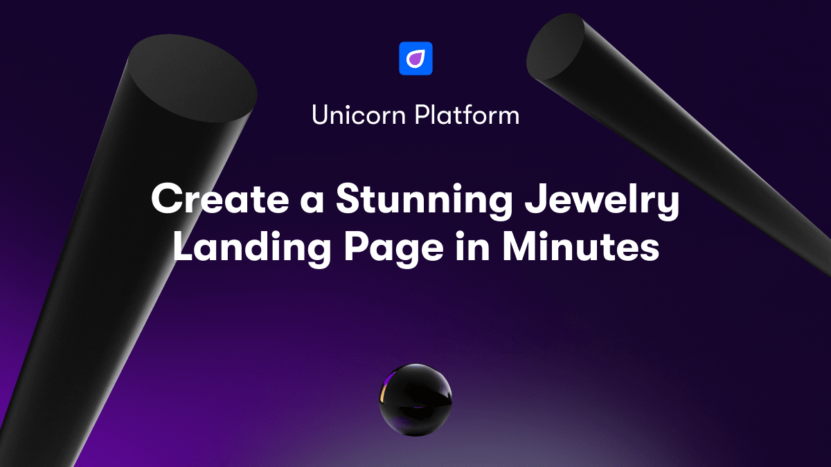 Create a Stunning Jewelry Landing Page in Minutes