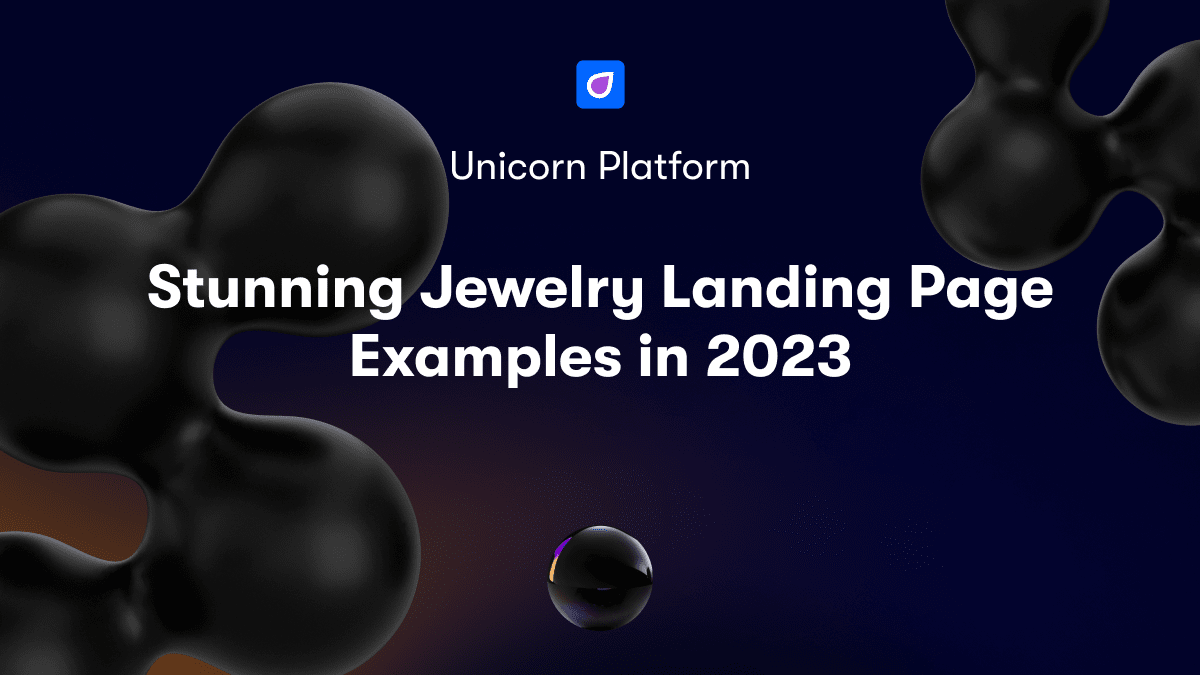Stunning Jewelry Landing Page Examples in 2023