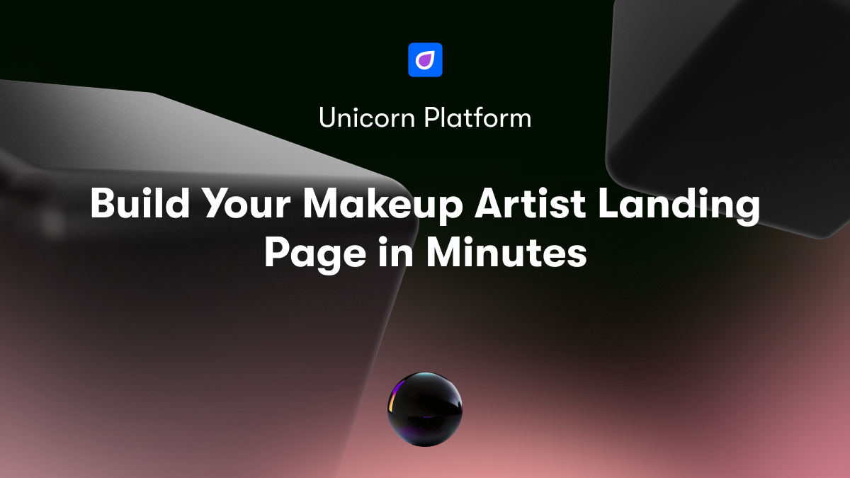 Build Your Makeup Artist Landing Page in Minutes