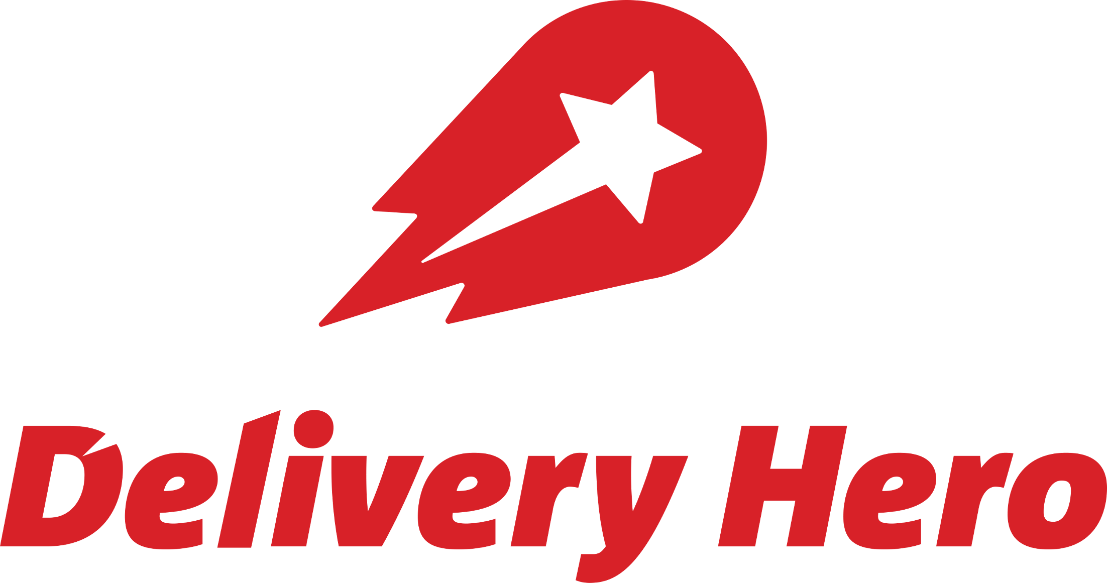 Delivery hero logo red