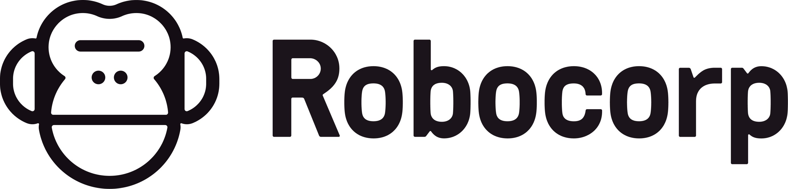 Dark logo transparent large robocorp