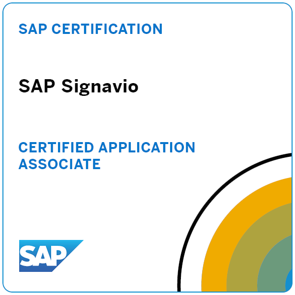 Sap certified application associate sap signavio
