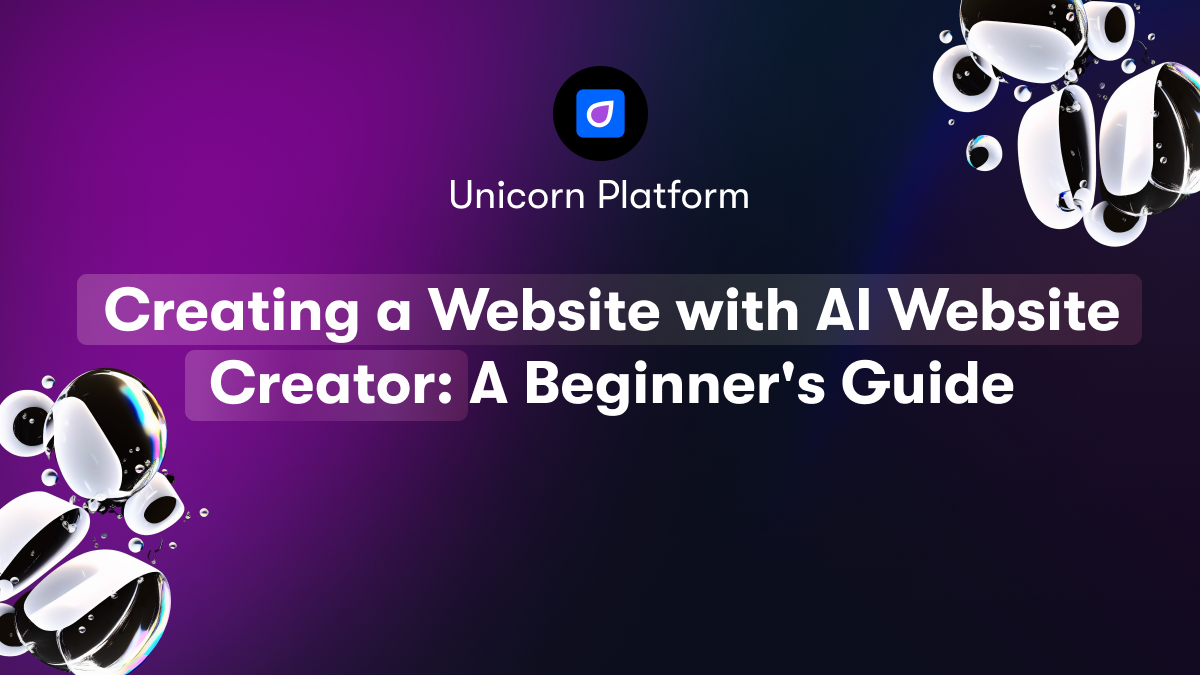 Creating a Website with AI Website Creator: A Beginner's Guide
