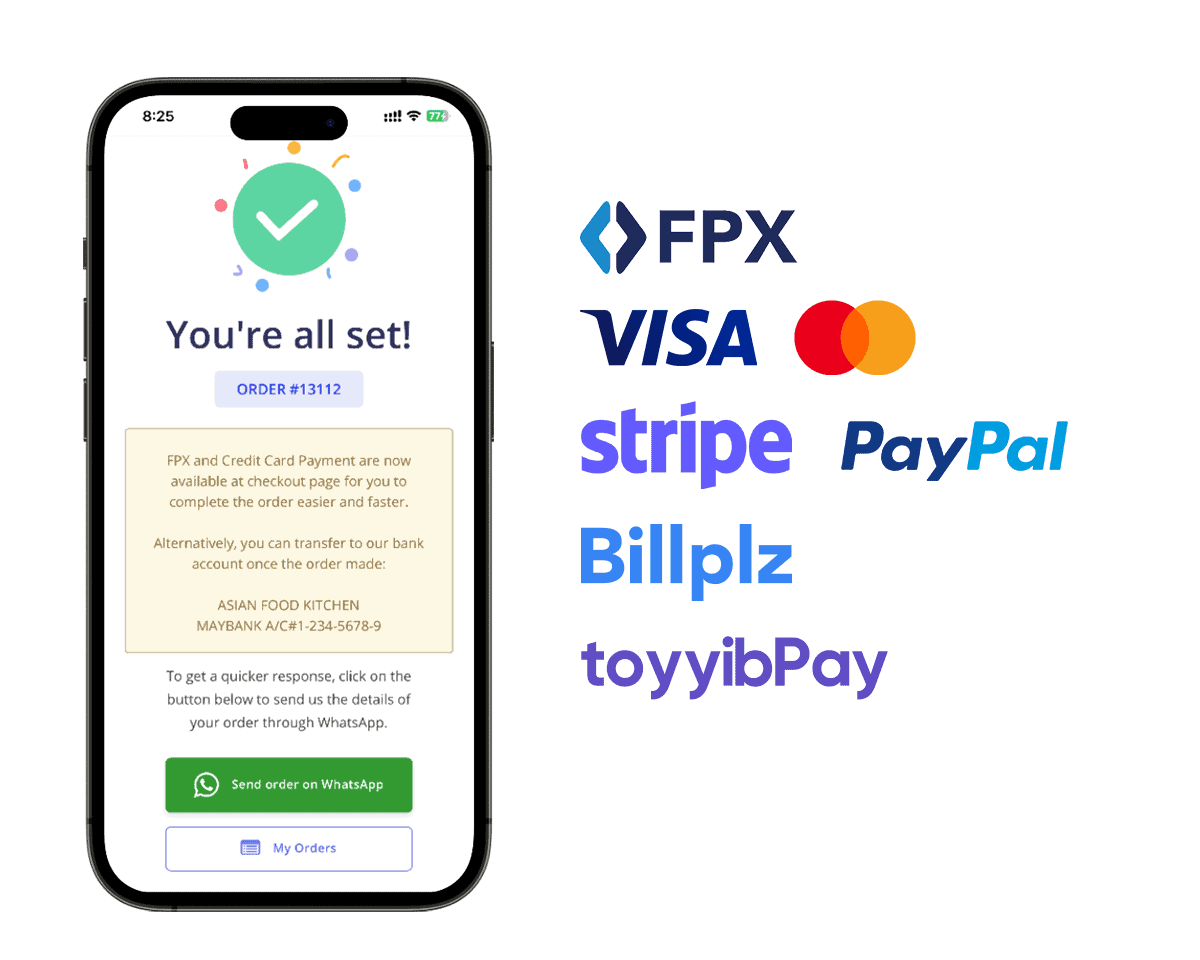 Online store payment