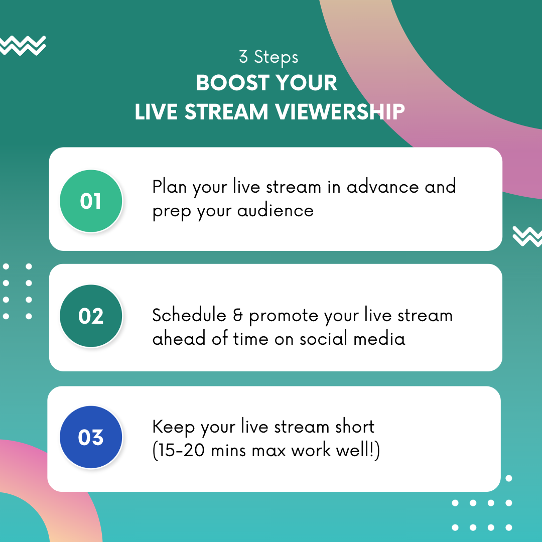 Boost your live stream viewership s3q0w