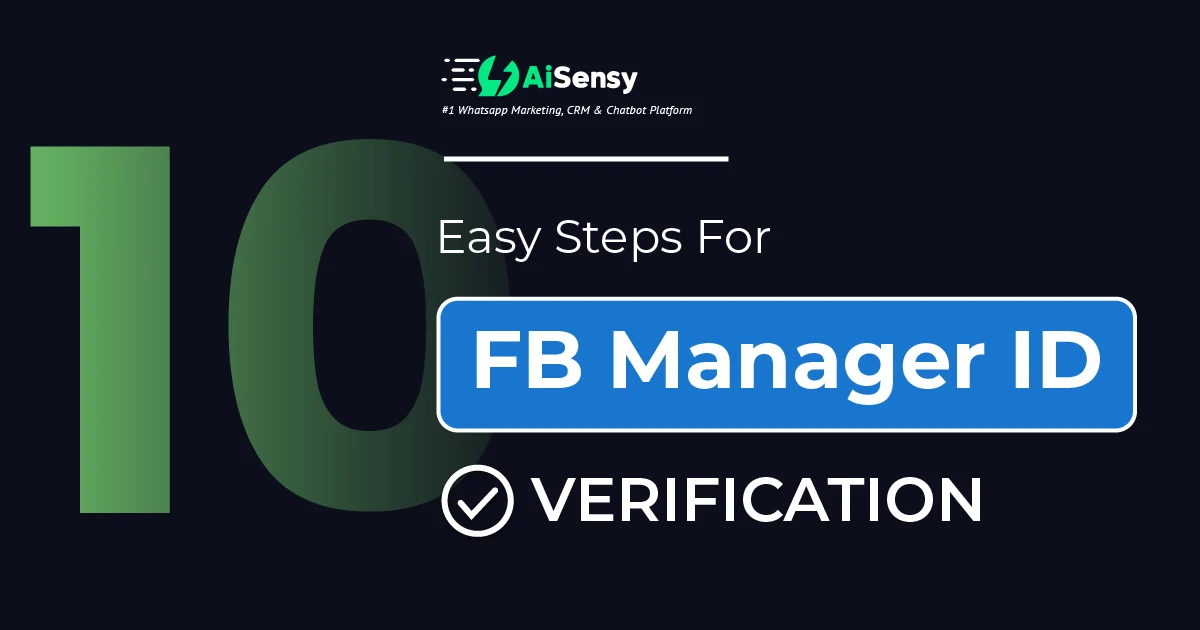 How to get Facebook Business Manager verified for WhatsApp Business API