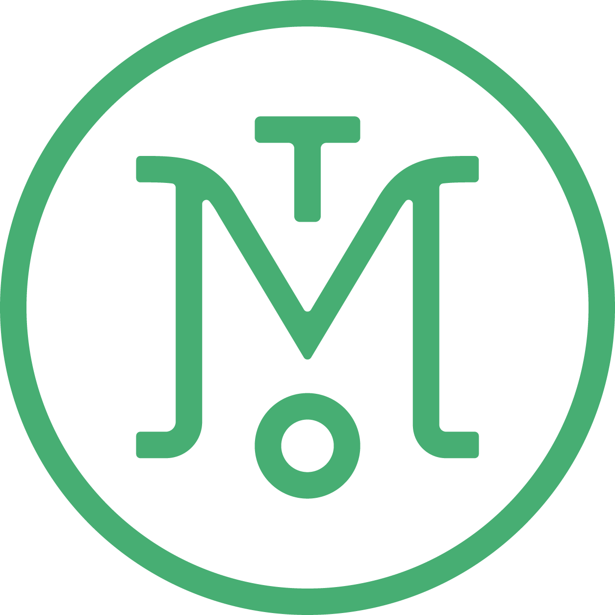 Tomarket green monogram