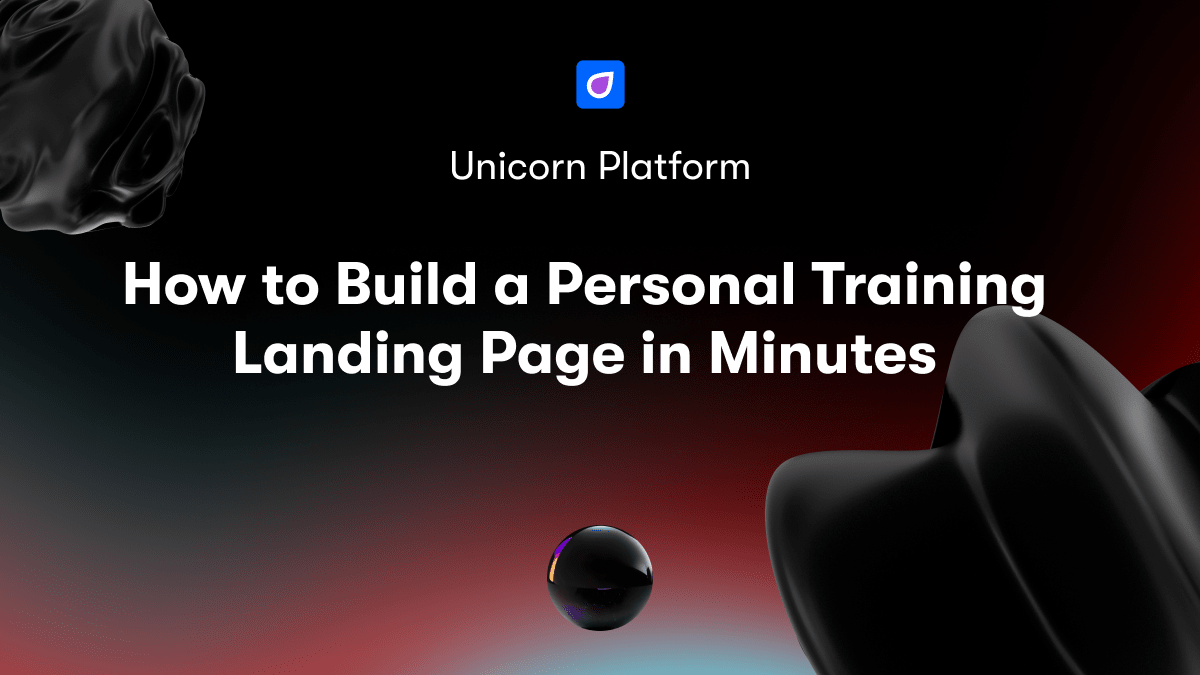 How to Build a Personal Training Landing Page in Minutes