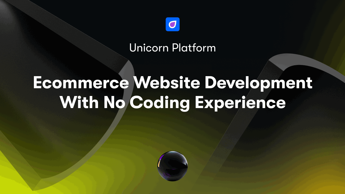 Ecommerce Website Development With No Coding Experience