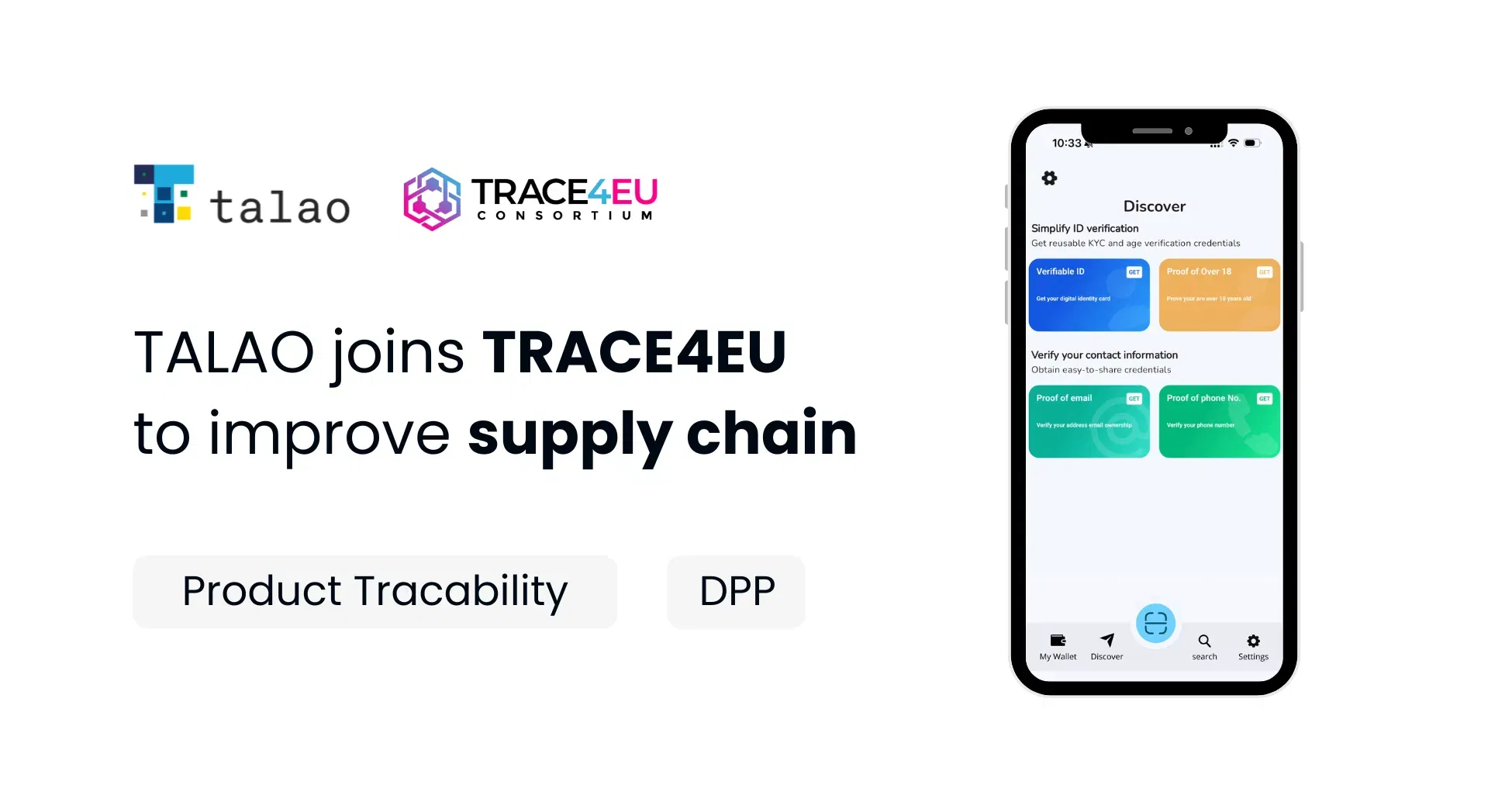 Trace4eu talao wallet join the consortium verifiable credentials