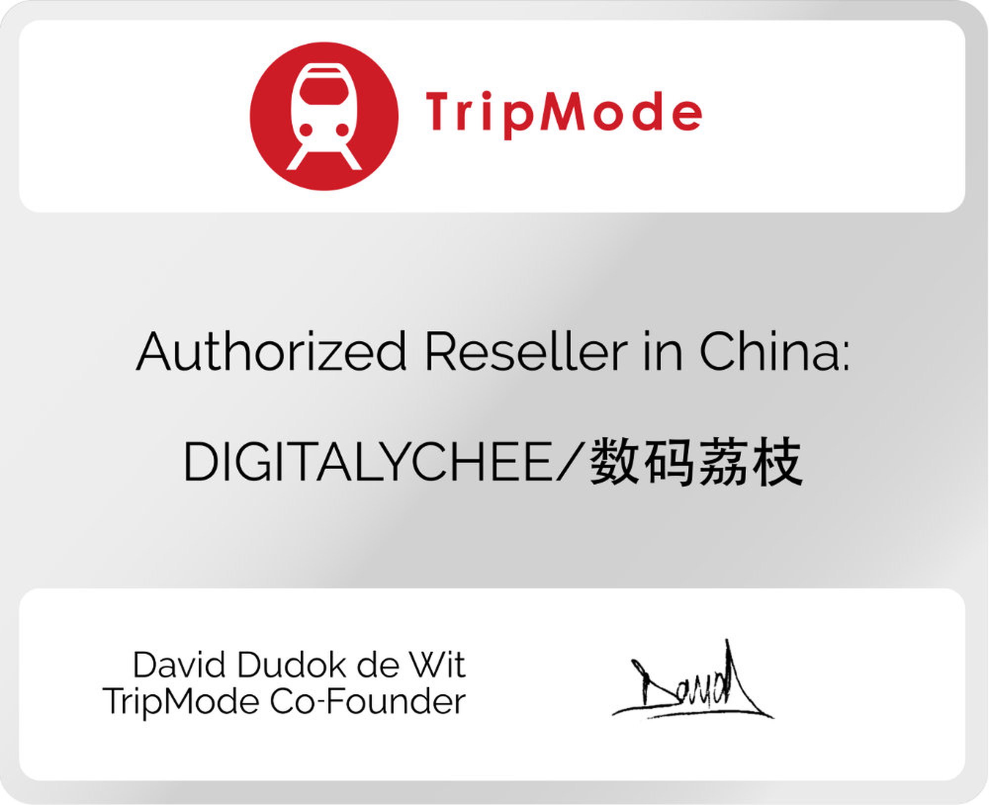 Tripmode resellercertificate digitalchee