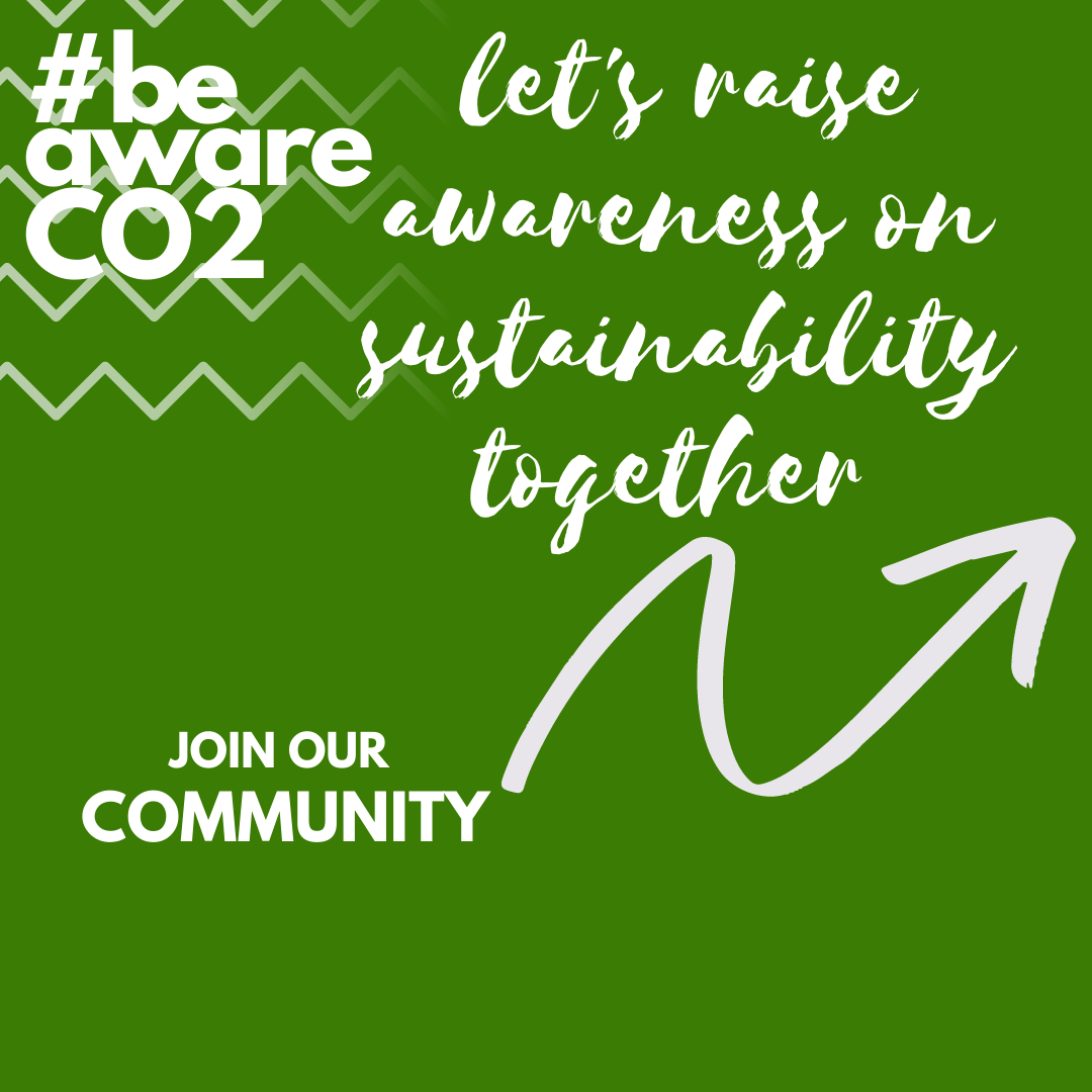 #beawareco2 community link image