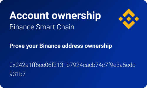 Altme  proof of binance address ownership  verifiable credential  self sovereign identity (ssi) proof of identity decentralized identity (did) identité numérique