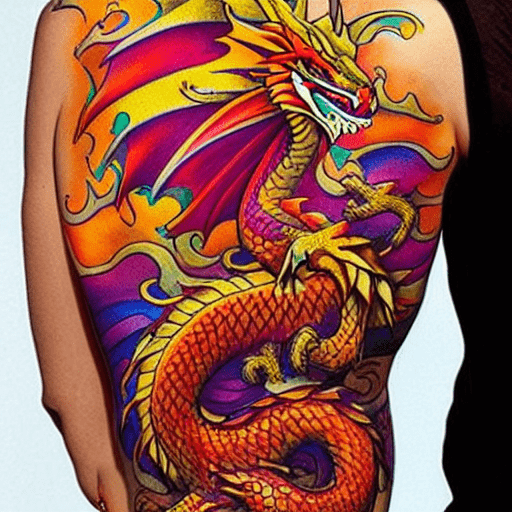 Dragon tattoo idea