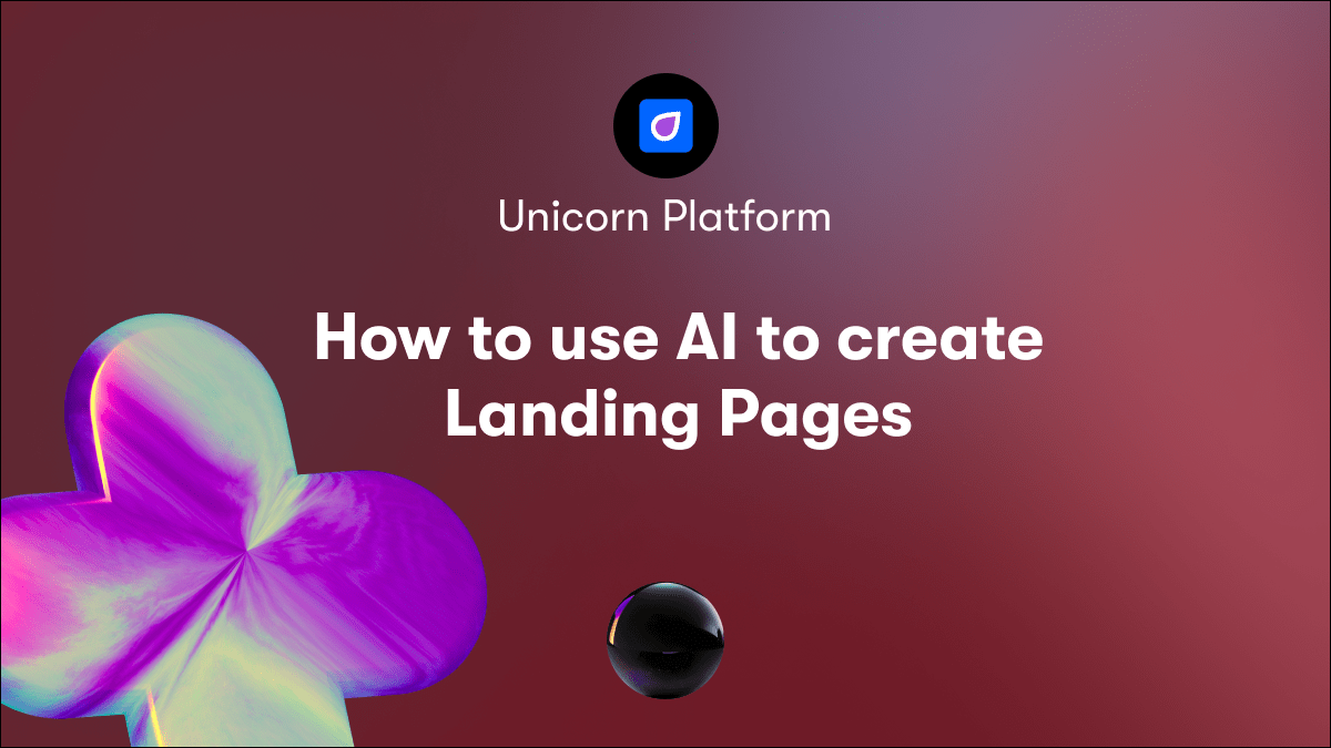 How to use AI to create Landing Pages