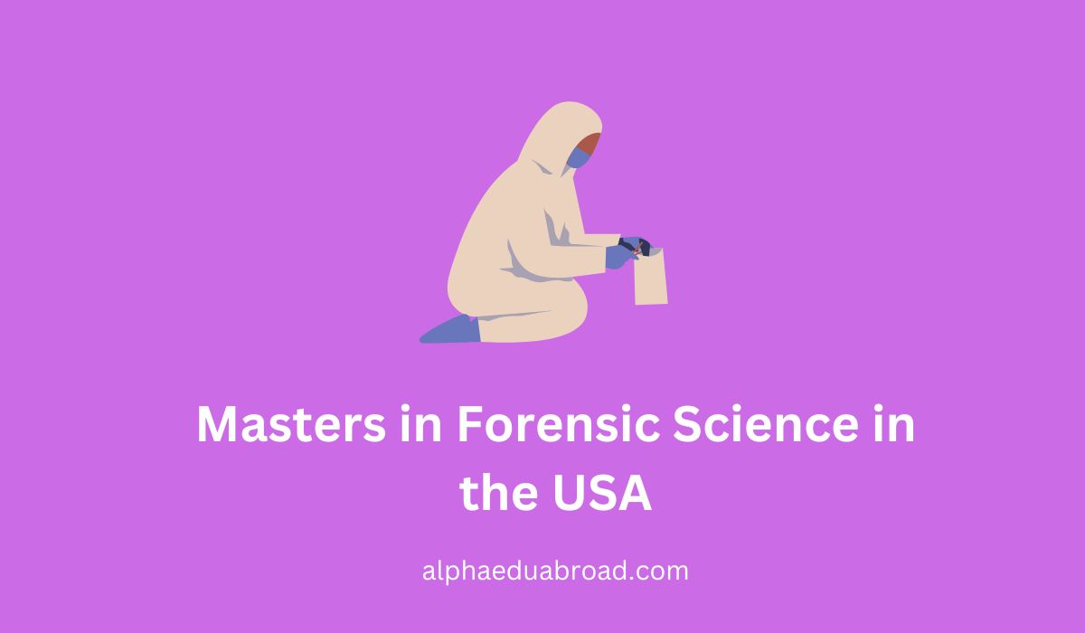Masters in Forensic Science in the USA