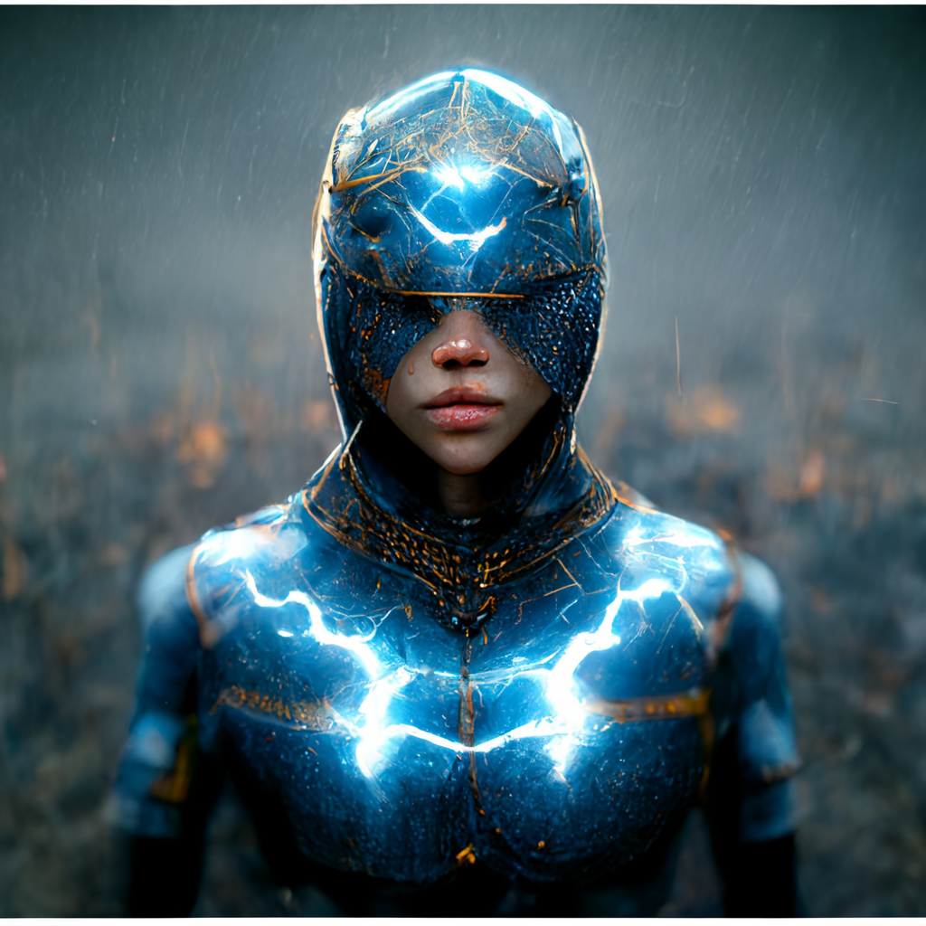 Kk3367353 a superhero with unique powers blue eyes voilet armor e044d0bf 5387 4006 96ab 3913e7fab256