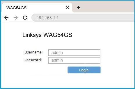 Linksys wag54gs router setup