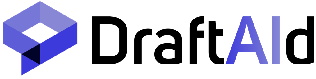 Draftaid logo black