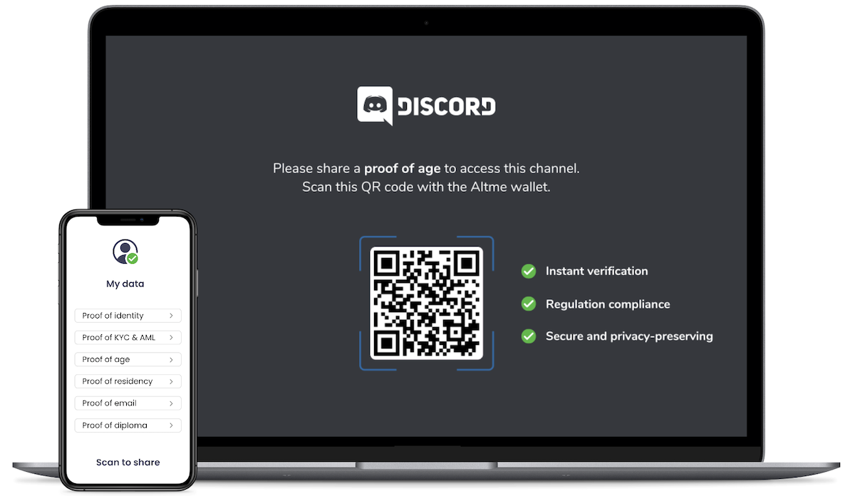 Altme discord identity user verification decentralized privacy