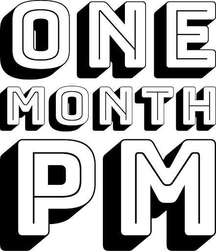 One month pm logo no background