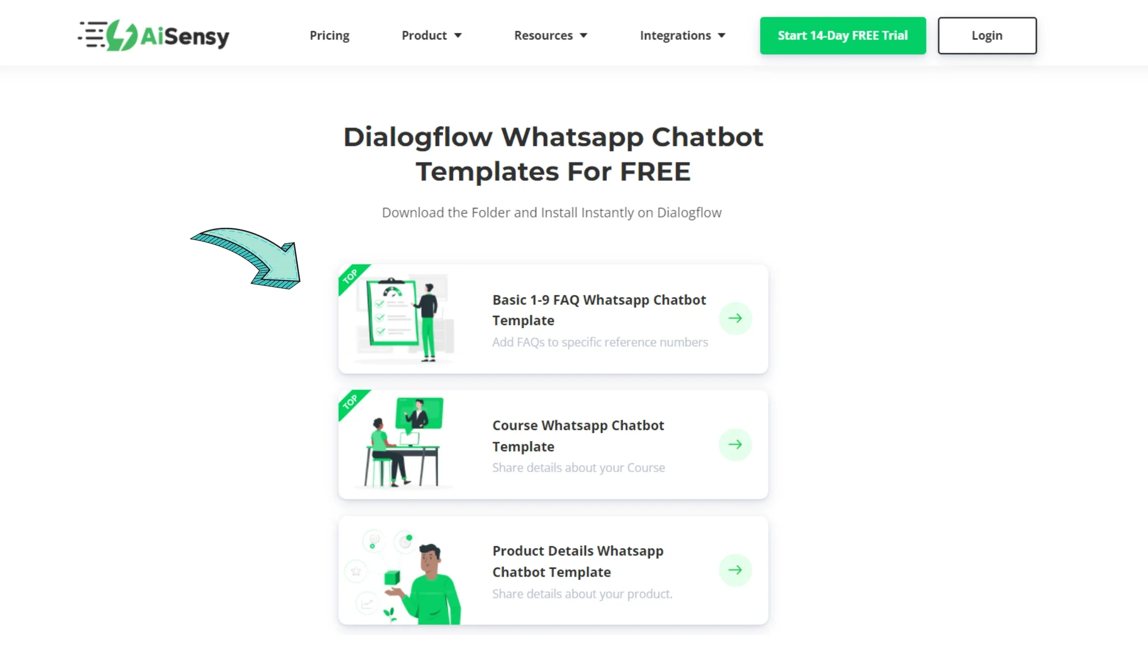 declarar pulgada a nombre de How to create FREE Dialogflow WhatsApp Chatbot with AiSensy
