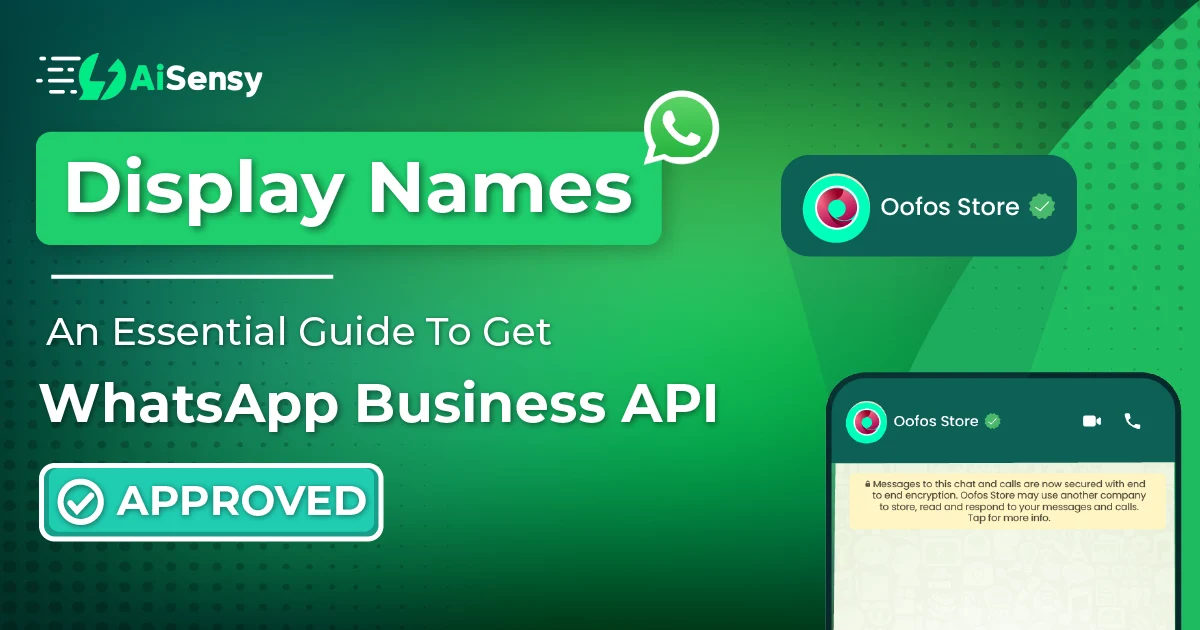How to choose display name for WhatsApp Business API