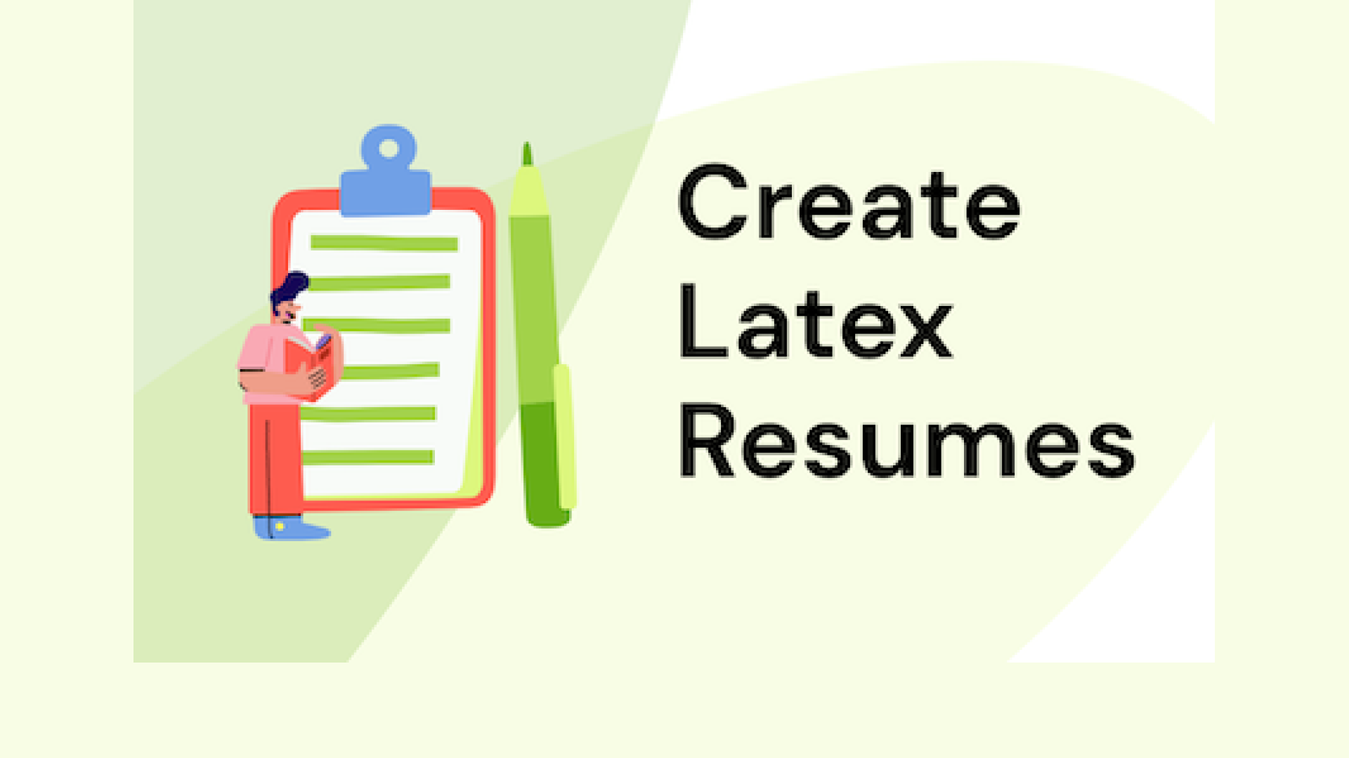 Create latex resume (6)