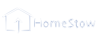 HomeStow Logo white transparent bg