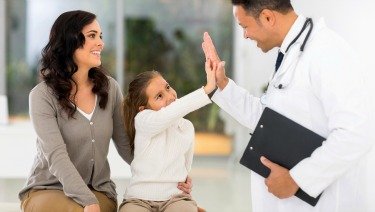Well child visit high five
