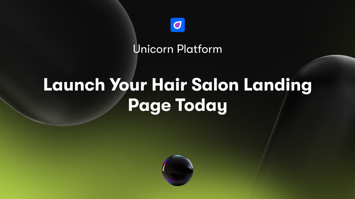 Launch Your Hair Salon Landing Page Today
