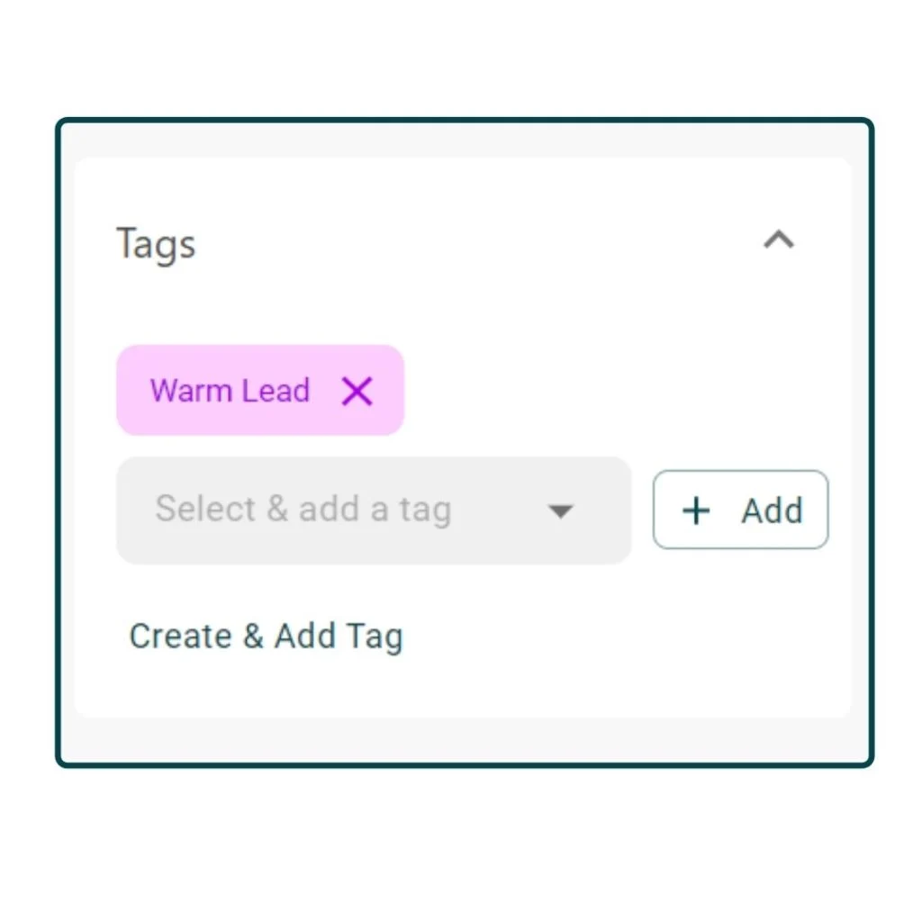 Add & edit tags