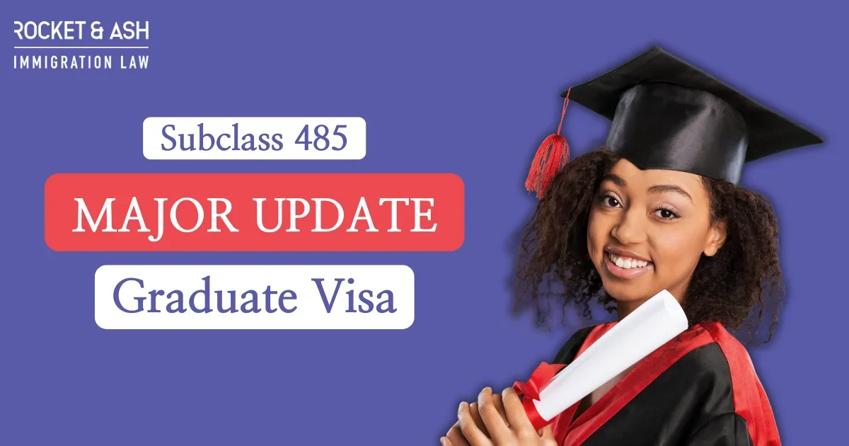 Changes to Australia's Graduate Visa Subclass 485 (March 2024 Update)