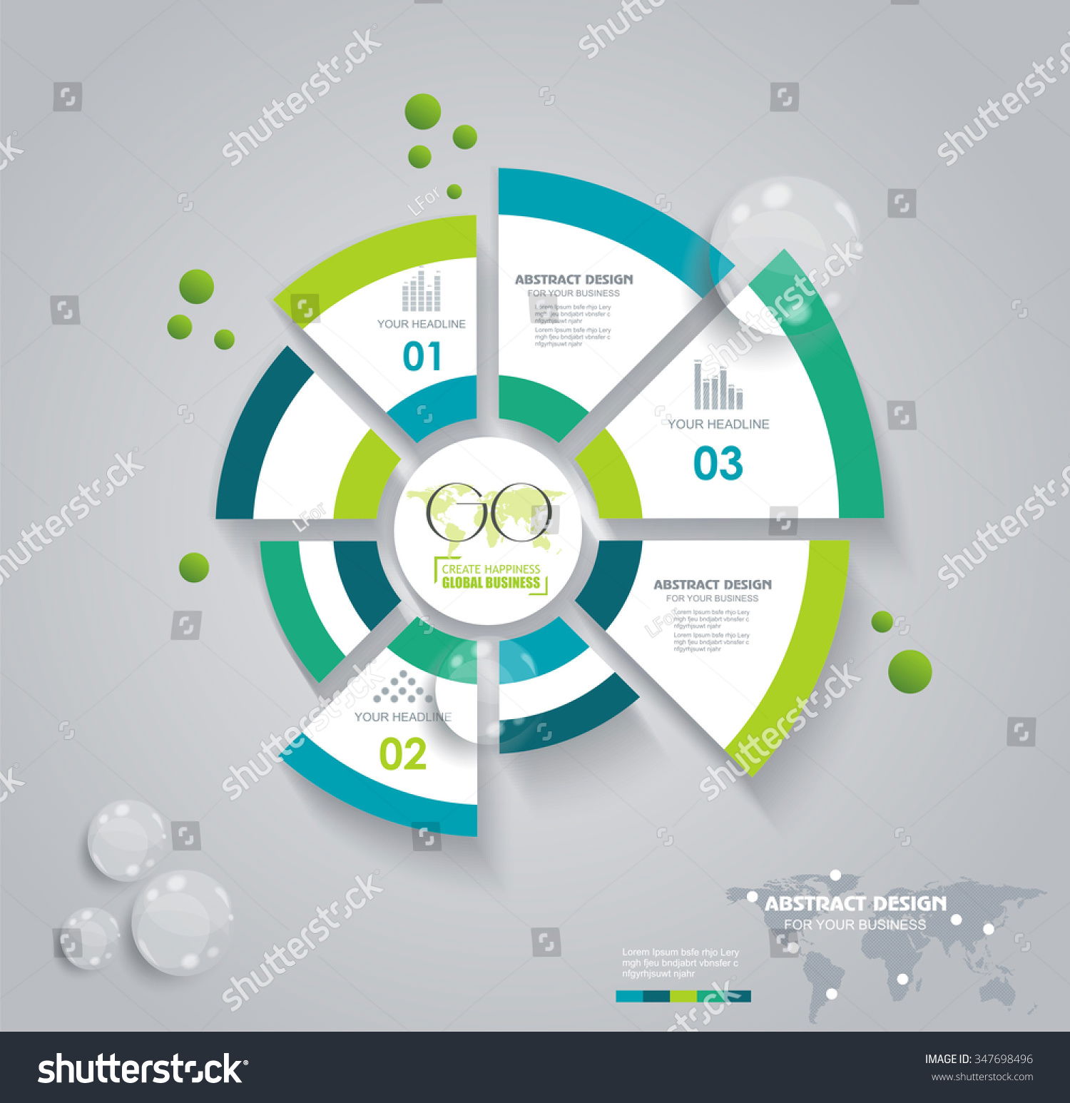 Stock vector business pie chart for documents and reports for documents reports graph infographic business 347698496