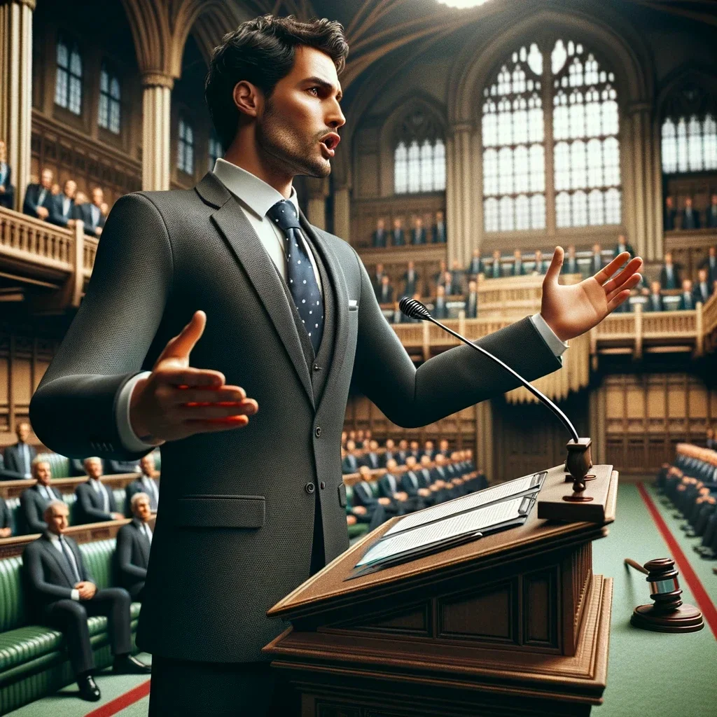 Speech in parliament