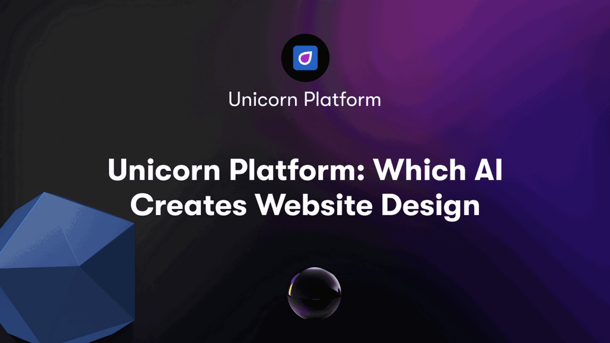 Unicorn Platform: Which AI Creates Website Design